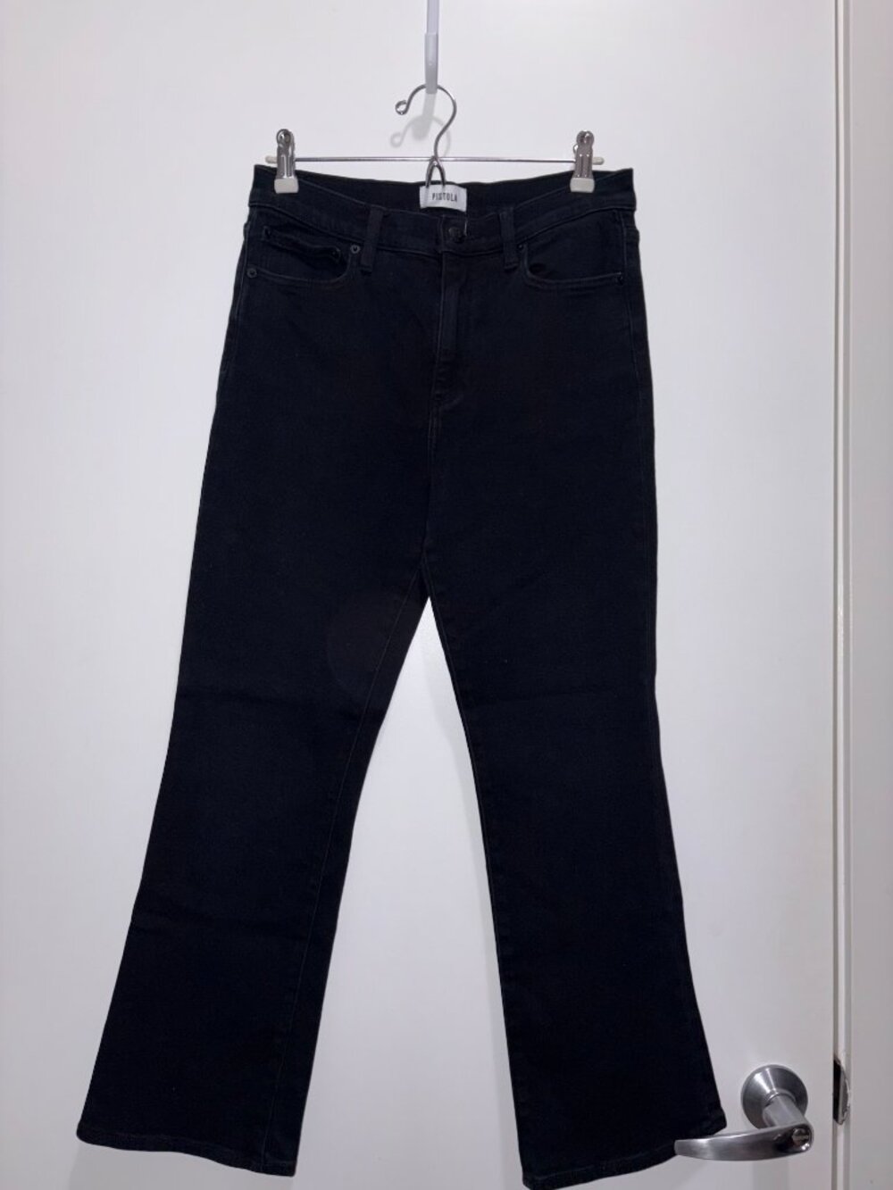 Pistola Lenon High Rise Crop Boot Jeans